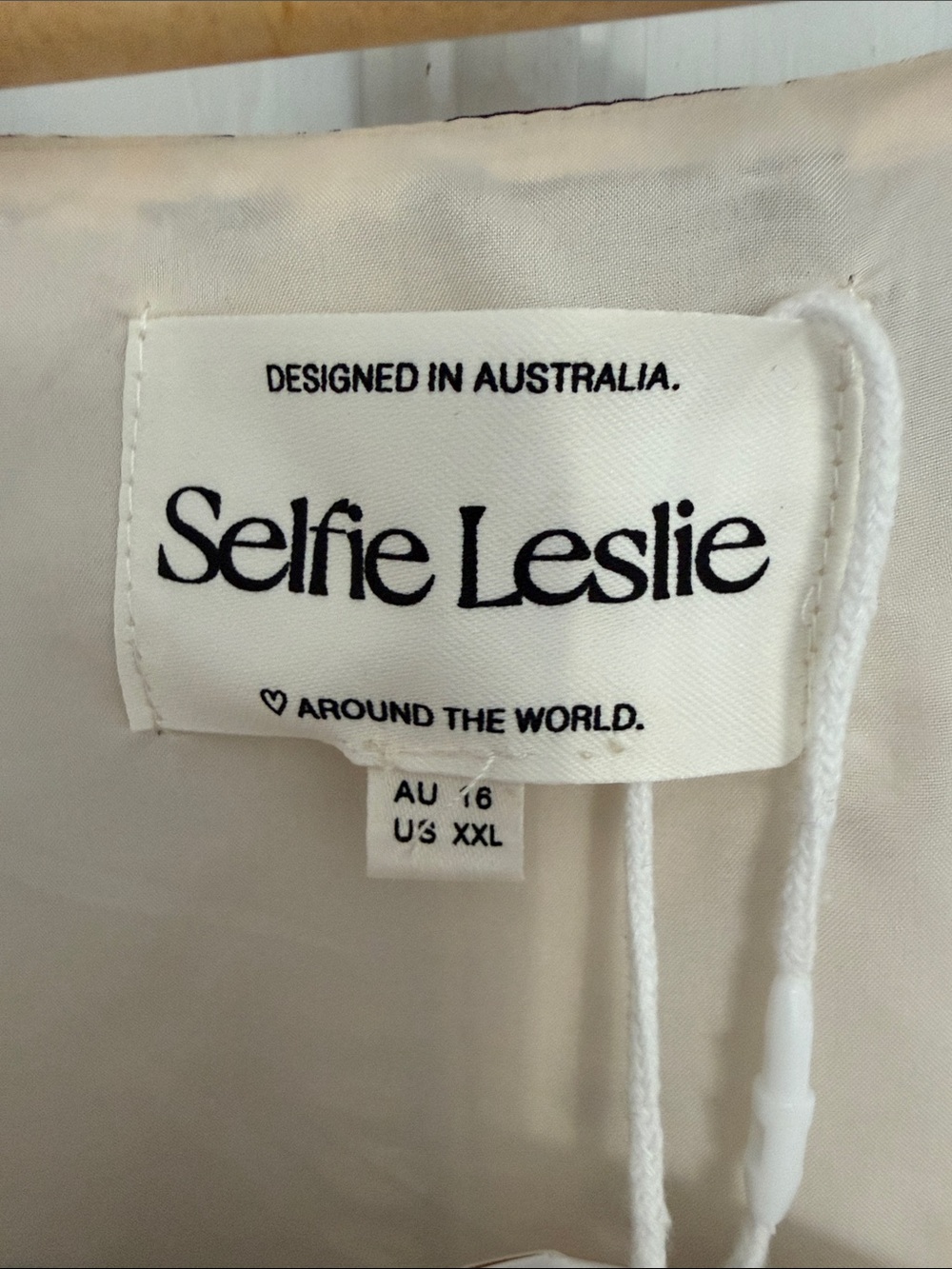 NWT Selfie Leslie Brown Floral Tile Print Square Neck Crop Top‎ Boho Size XXL - Picture 4 of 11